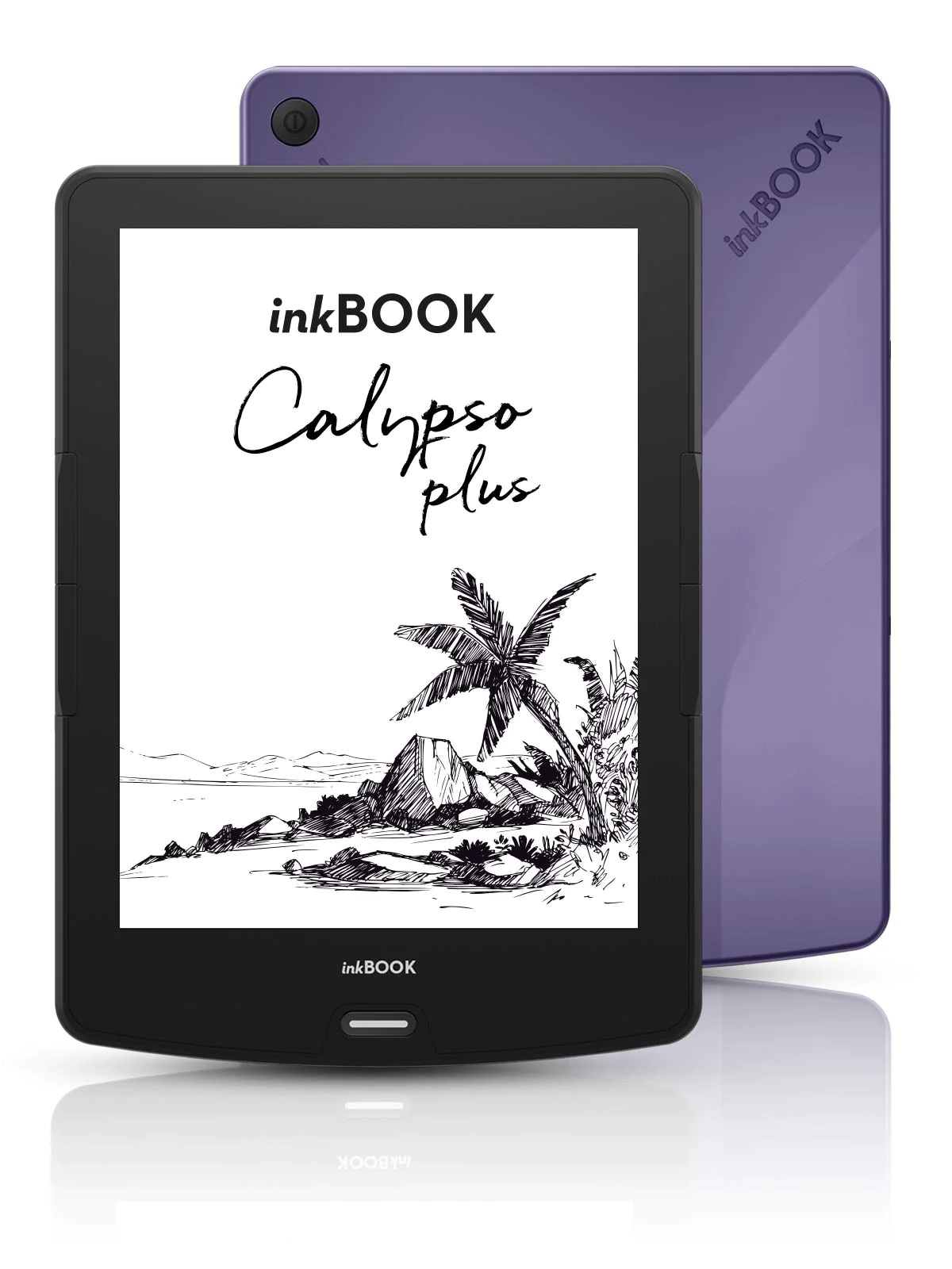 E-bralnik Inkbook Calypso - vijoličen: fotografija