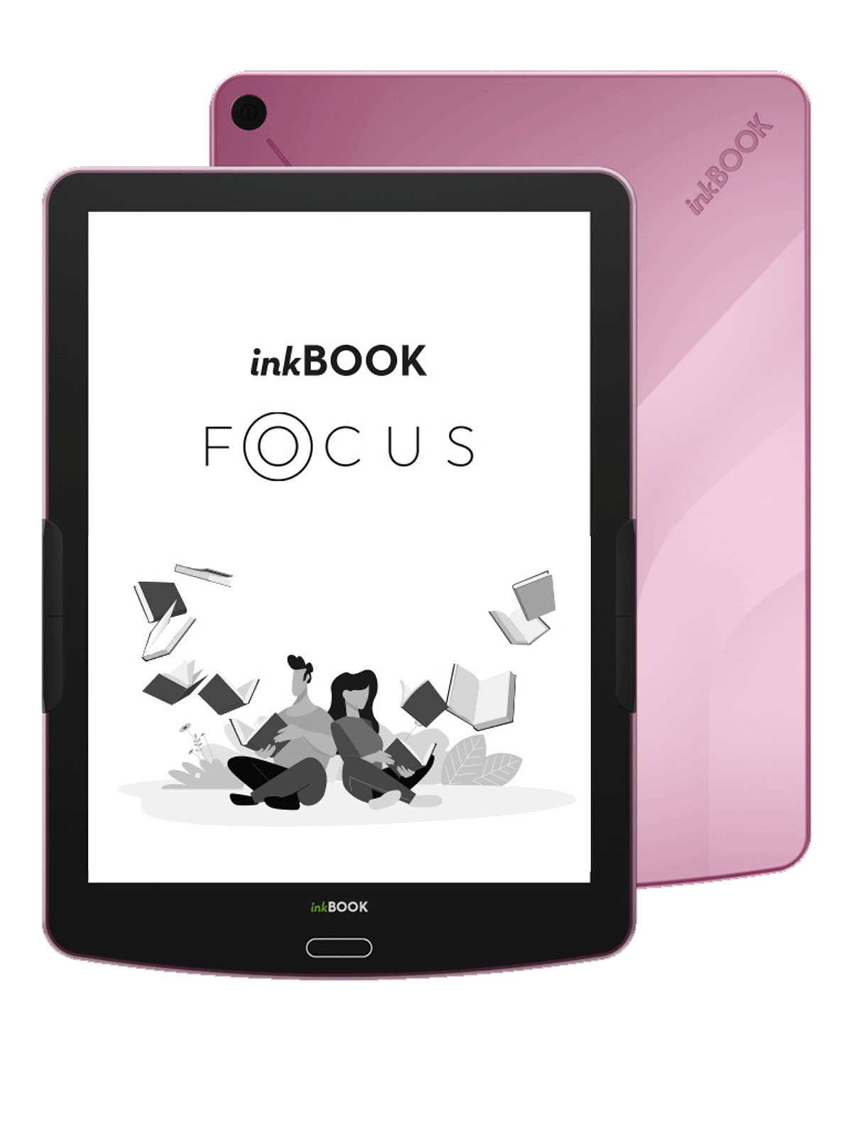 E-bralnik Inkbook Focus - rožnat: fotografija