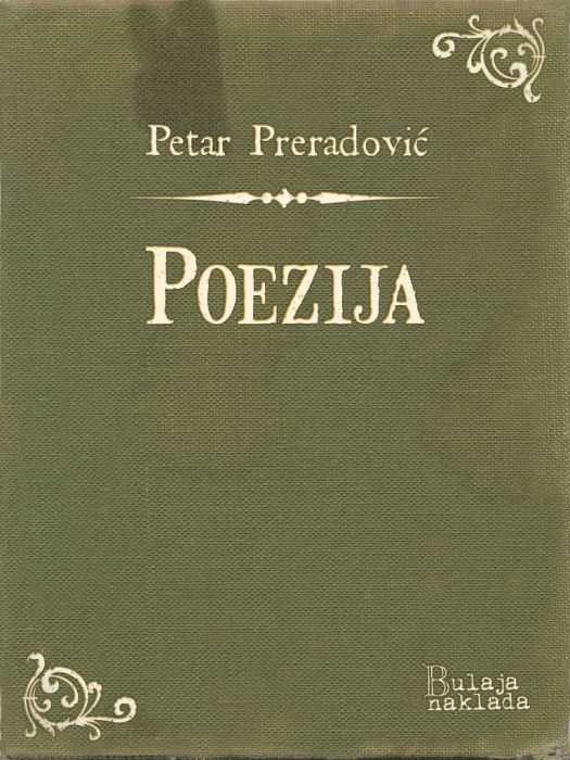 Petar Preradović: Poezija