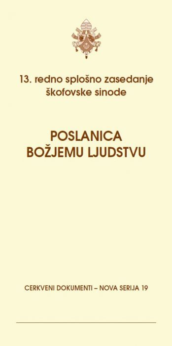 škofovska sinoda: 13. redno splošno zasedanje škofovske sinode