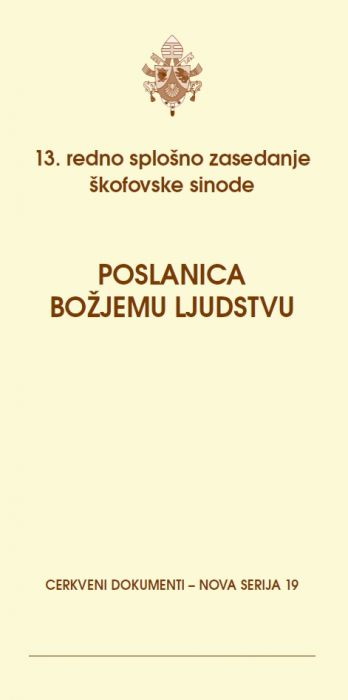 Škofovska sinoda: Poslanica božjemu ljudstvu