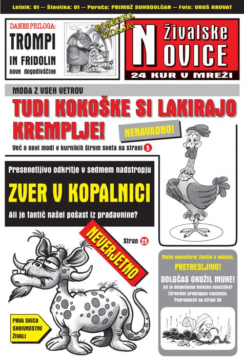 Primož Suhodolčan: Živalske novice 1