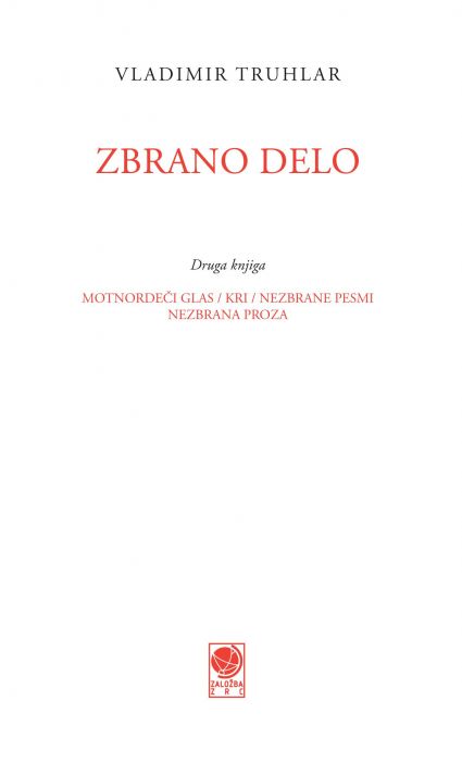 Vladimir Truhlar: Zbrano delo, 2. knjiga