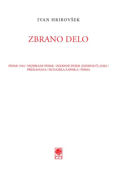 Ivan Hribovšek: Zbrano delo