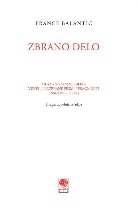 France Balantič: Zbrano delo