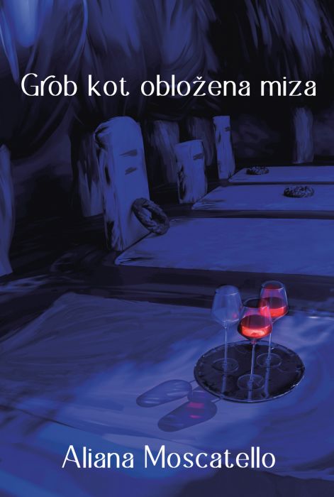 Grob kot obložena miza